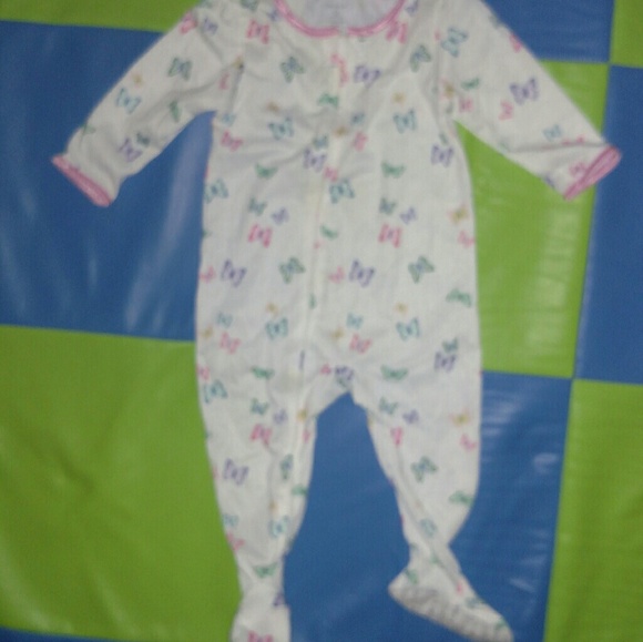 Carter's footies butterflies 12 months - Picture 1 of 3
